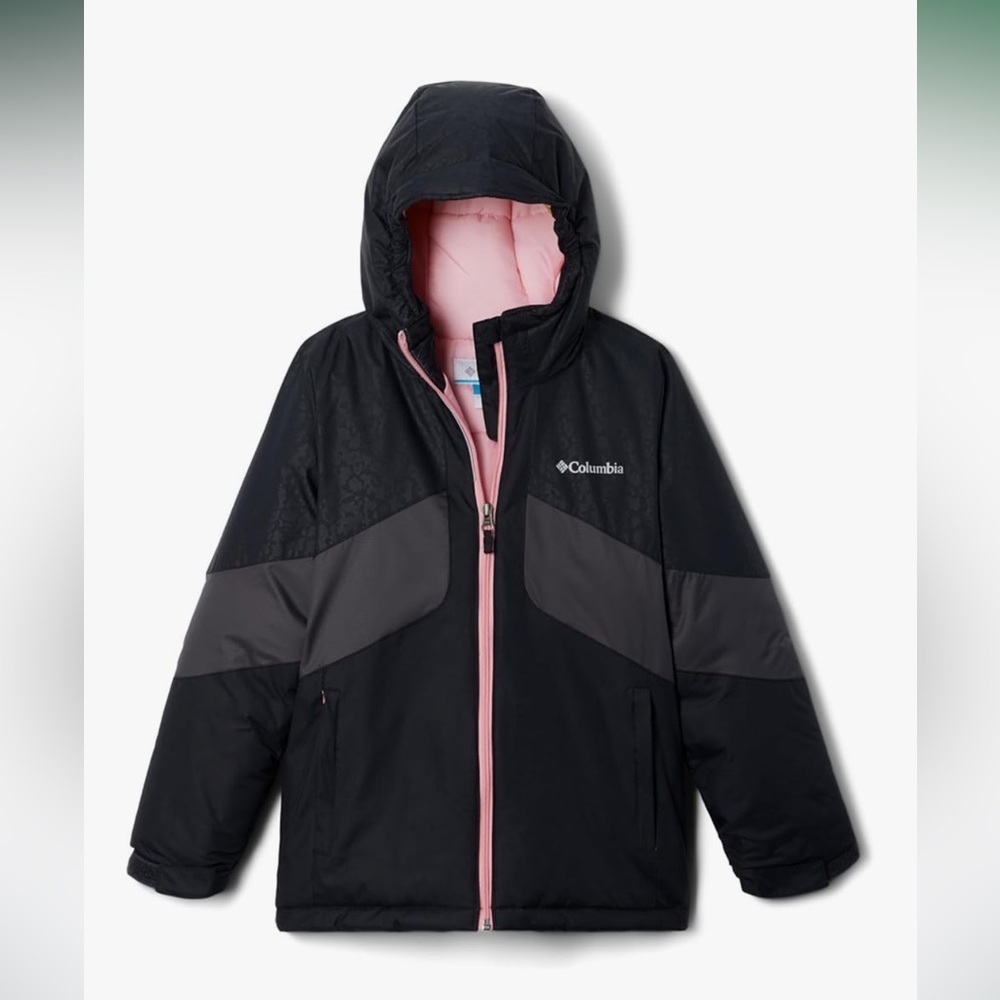 Columbia Black Jacket with Pink Accents